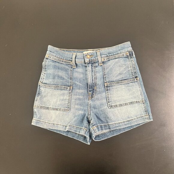 Nili Lotan Livie Denim Jean Shorts 26 - Picture 11 of 16
